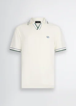 T-shirt con colletto cubano