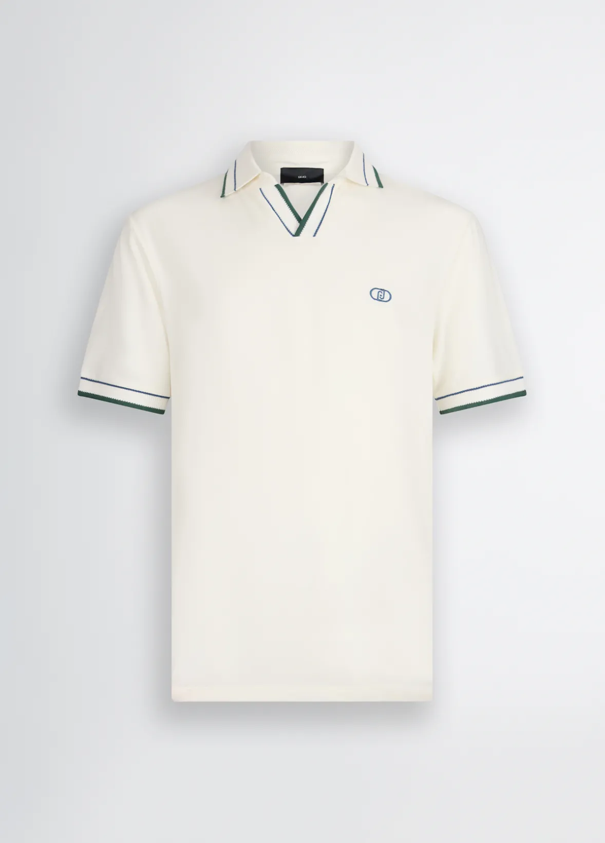 T-shirt con colletto cubano