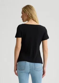 T-shirt con cut-out