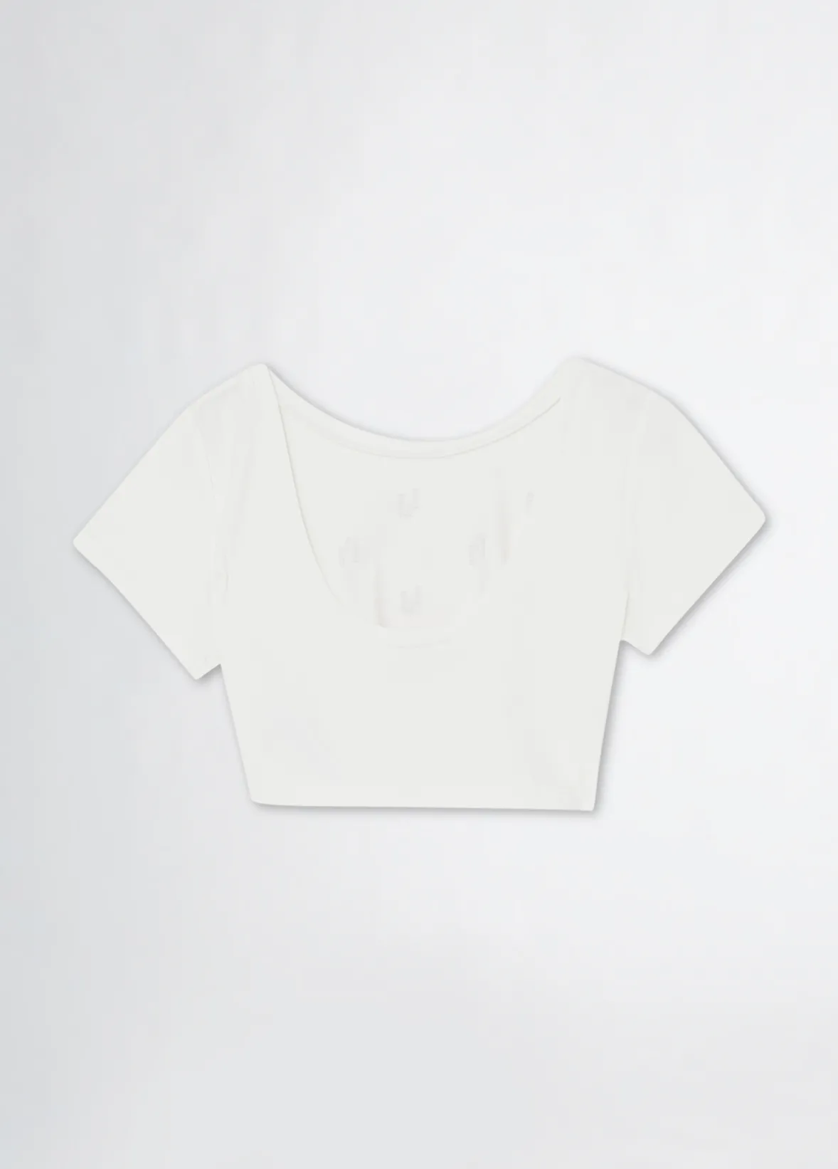 T-shirt con logo e strass