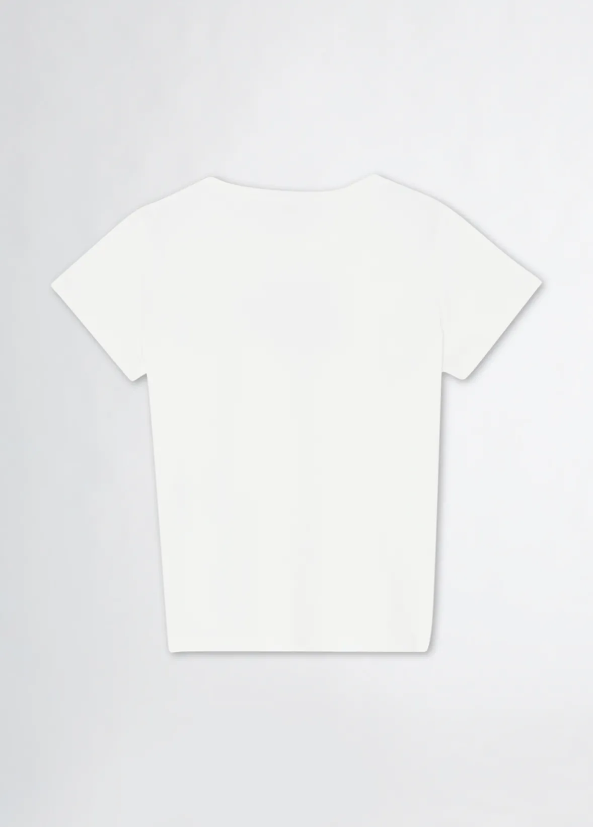 T-shirt con logo e strass
