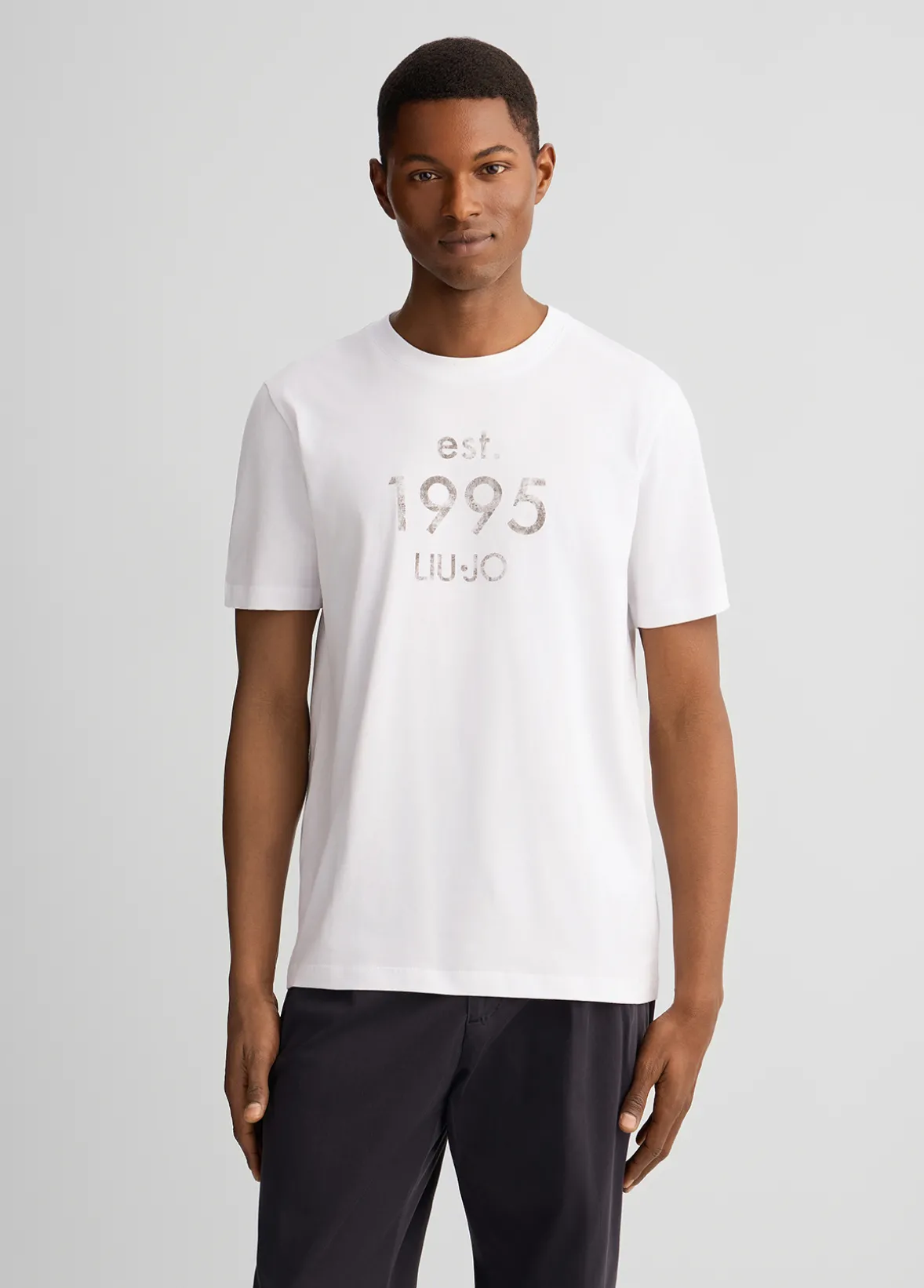 T-shirt con logo stampato