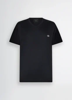 T-shirt con scollo a V
