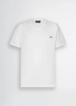 T-shirt con scollo a V