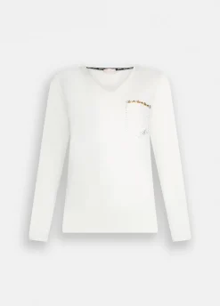 T-shirt con strass