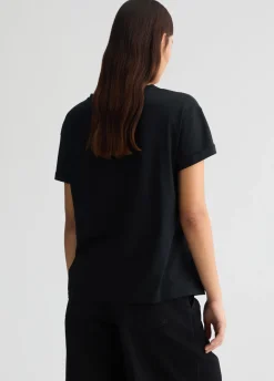 T-shirt con strass