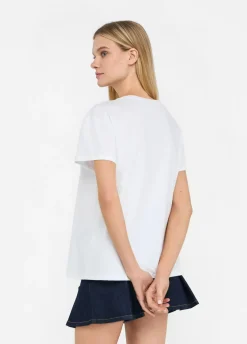 T-shirt con strass