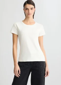 T-shirt con strass