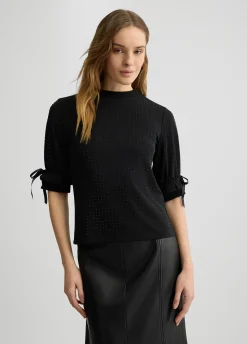 T-shirt con strass