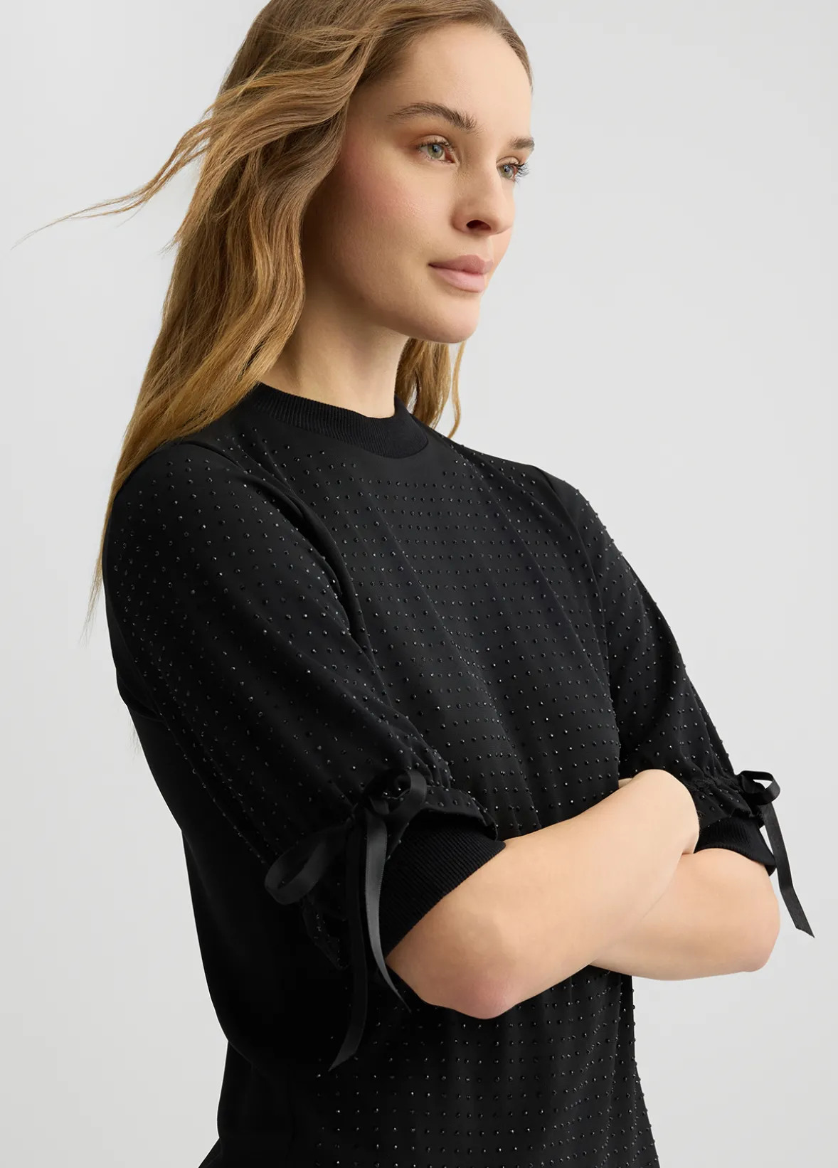 T-shirt con strass