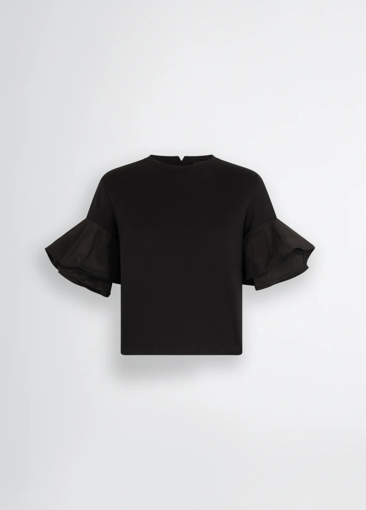 T-shirt con volant