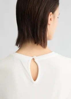 T-shirt con volant