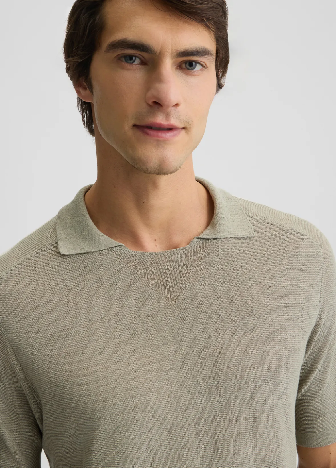 T-shirt da uomo color salvia