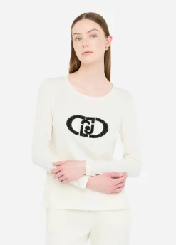 T-shirt in cotone con logo