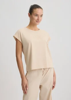T-shirt in cotone con logo