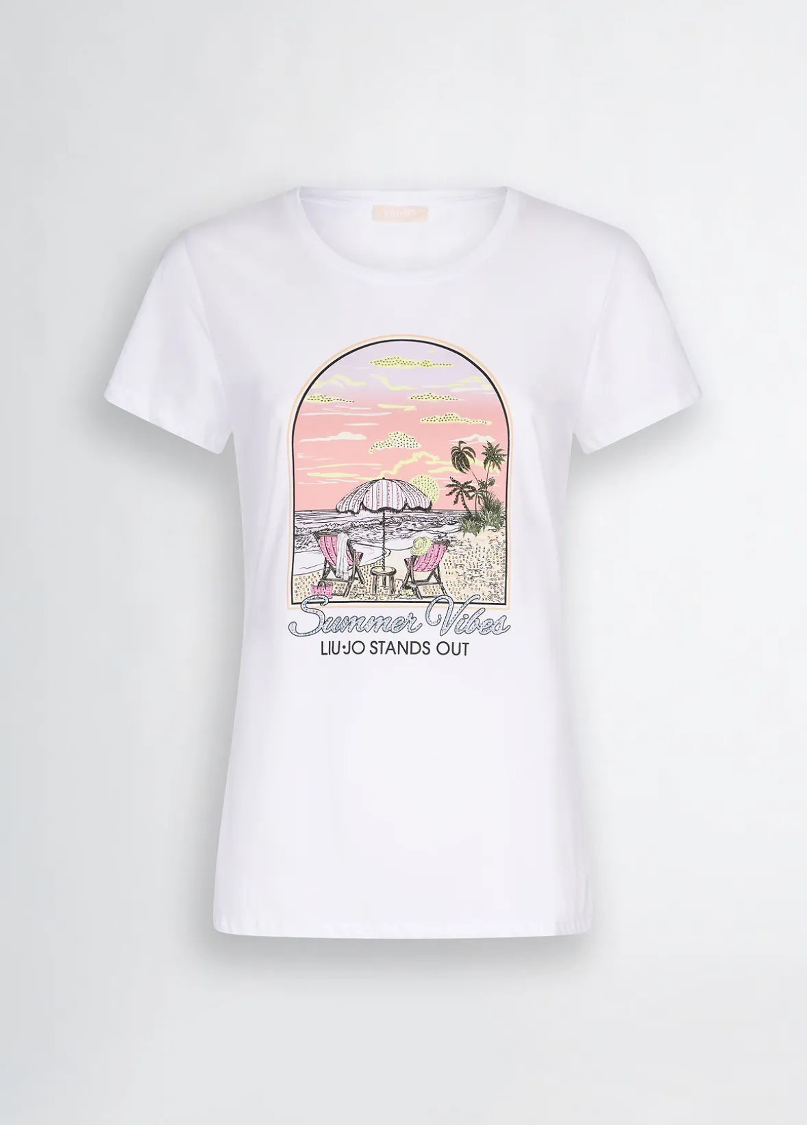 T-shirt in cotone con stampa