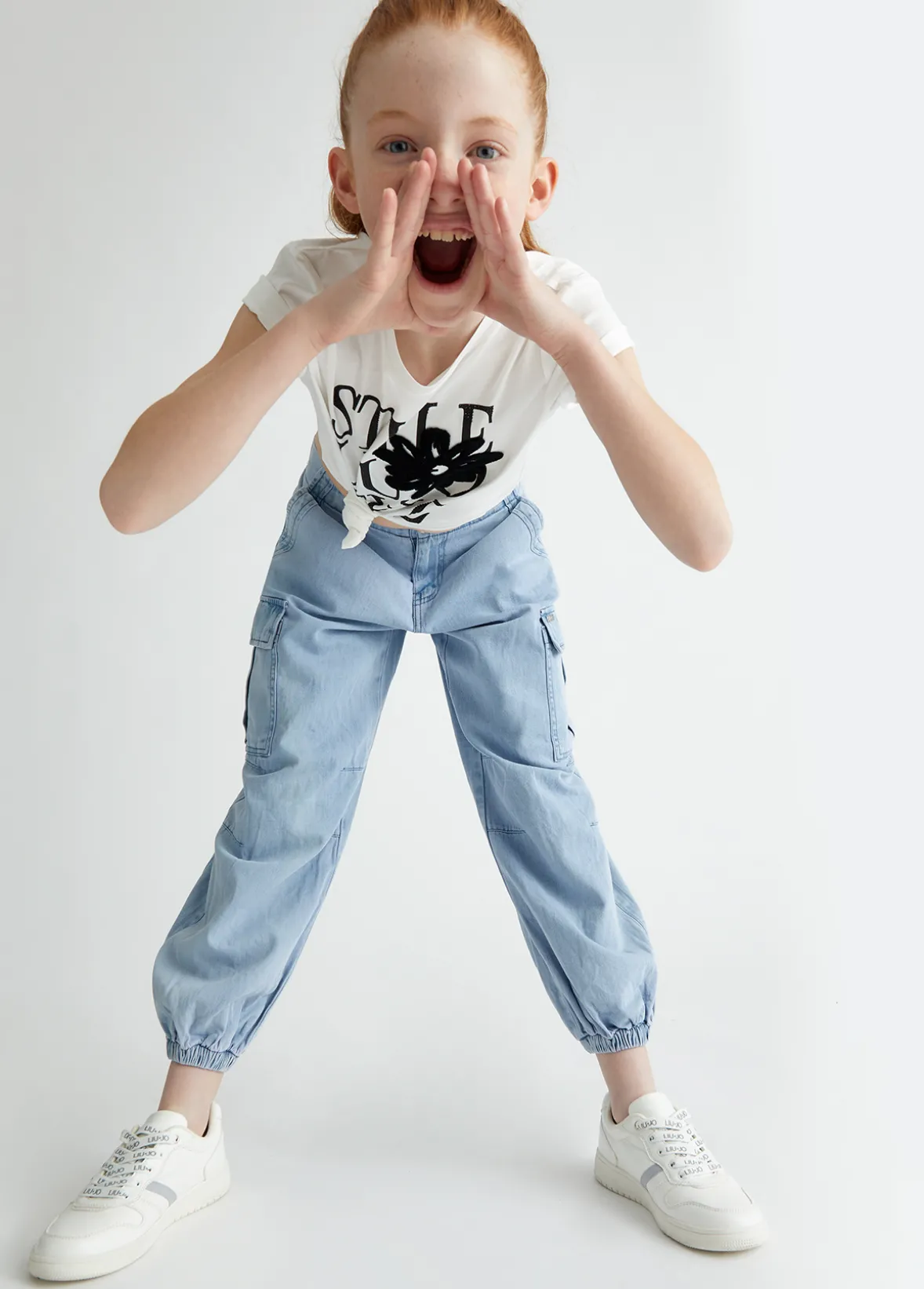 T-shirt in cotone con stampa