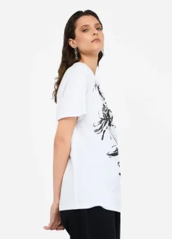 T-shirt in cotone con stampa