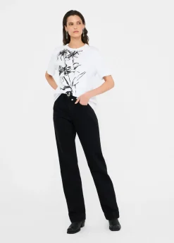 T-shirt in cotone con stampa