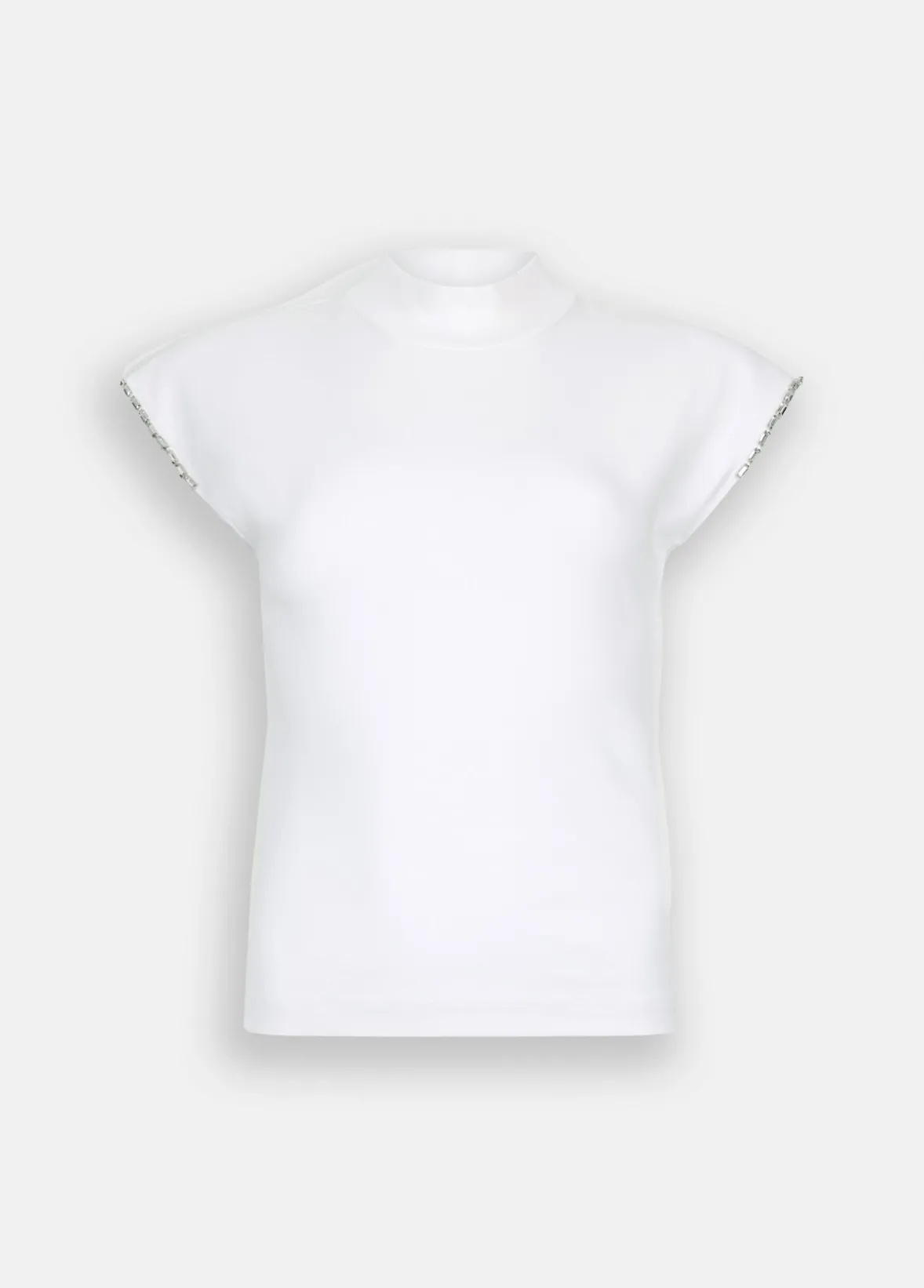 T-shirt in cotone con strass