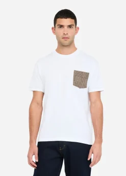 T-shirt in cotone con taschino