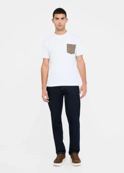 T-shirt in cotone con taschino