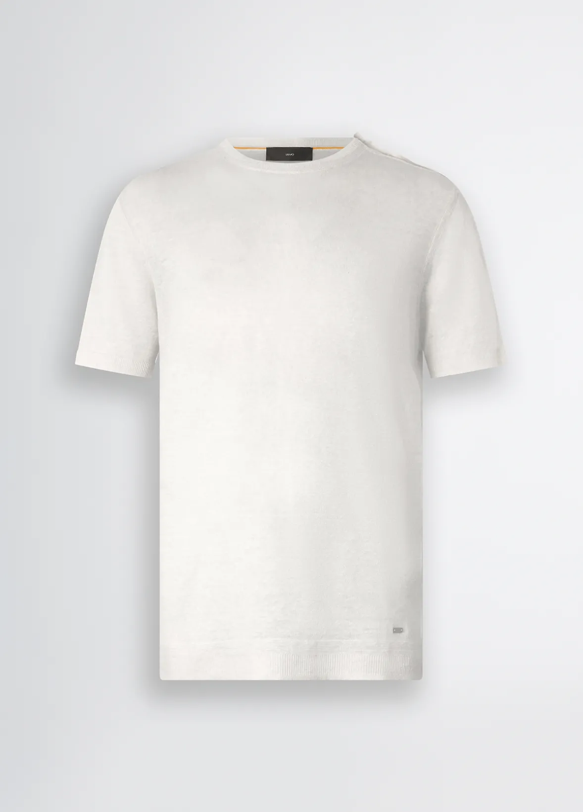 T-shirt in lino e cotone