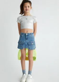 T-shirt in maglia lurex®