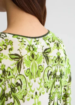 T-shirt in maglia stampata