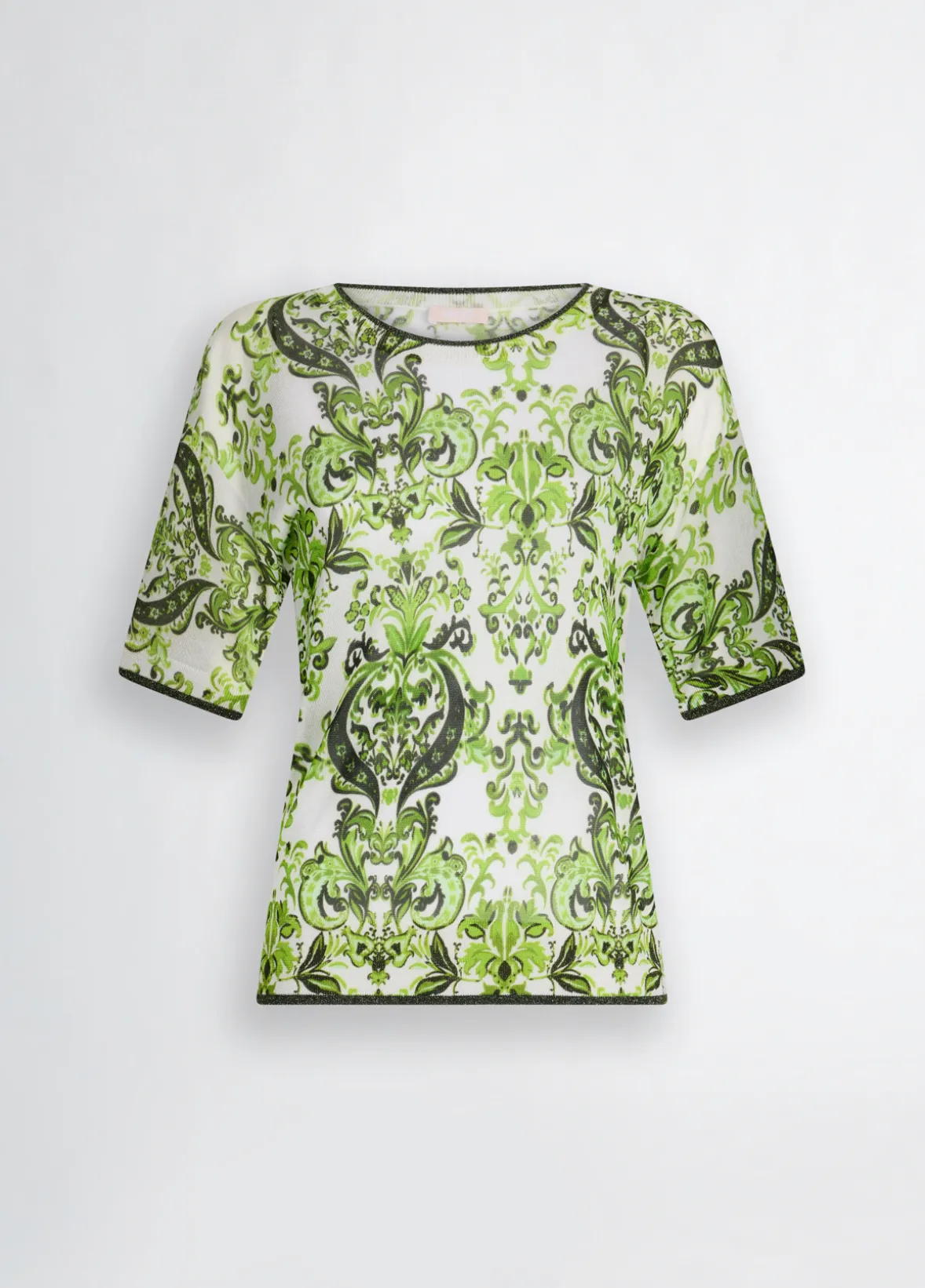 T-shirt in maglia stampata