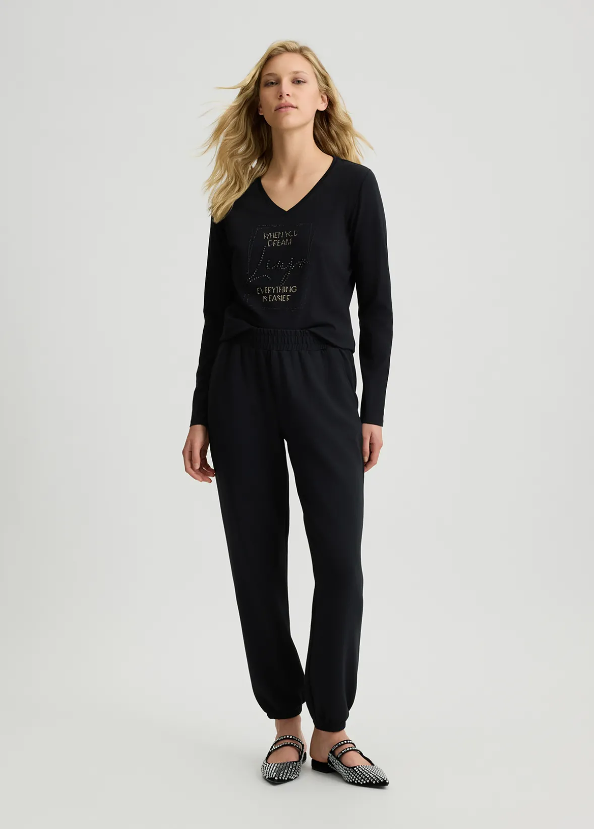 T-shirt Liu Jo Better con strass