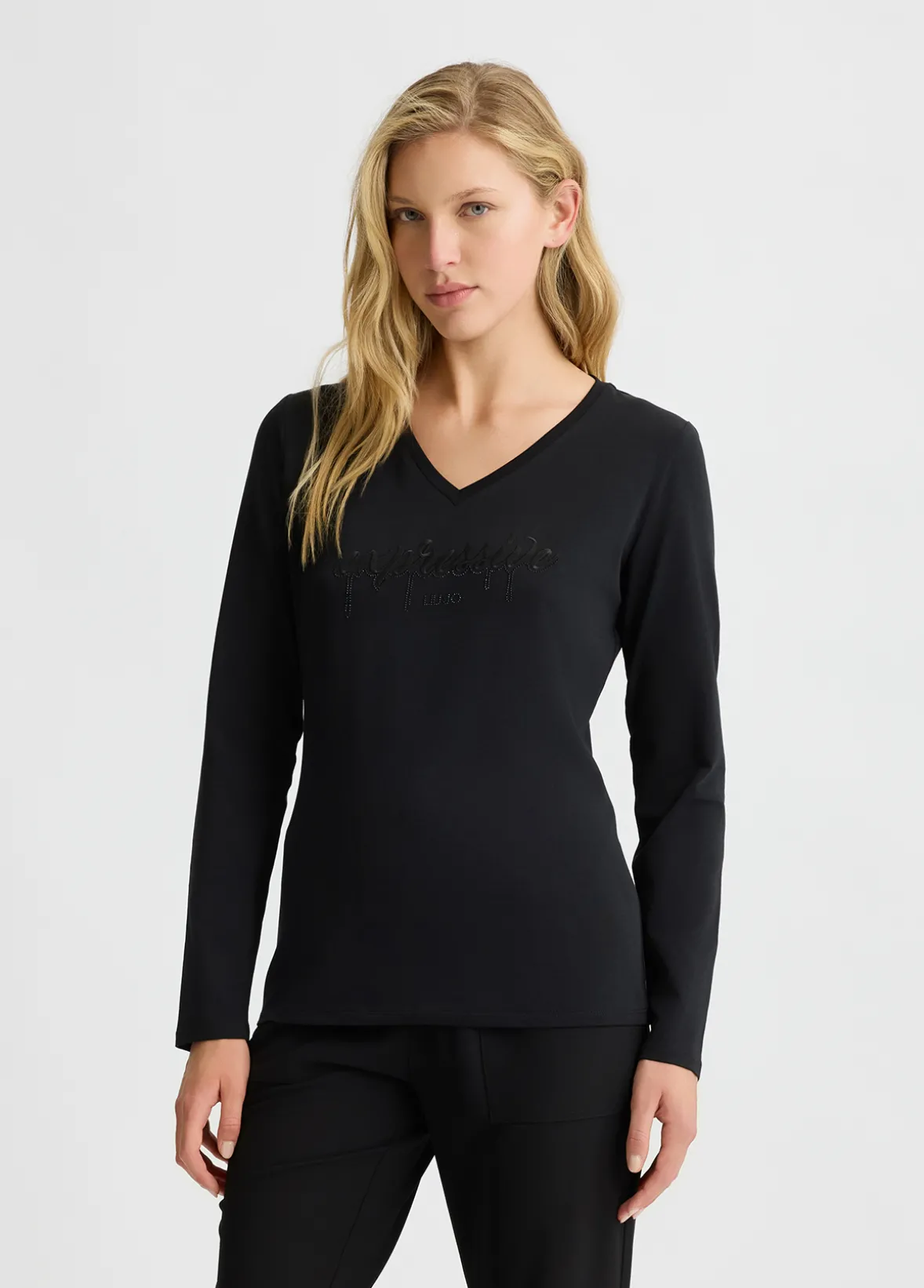 T-shirt Liu Jo Better con strass