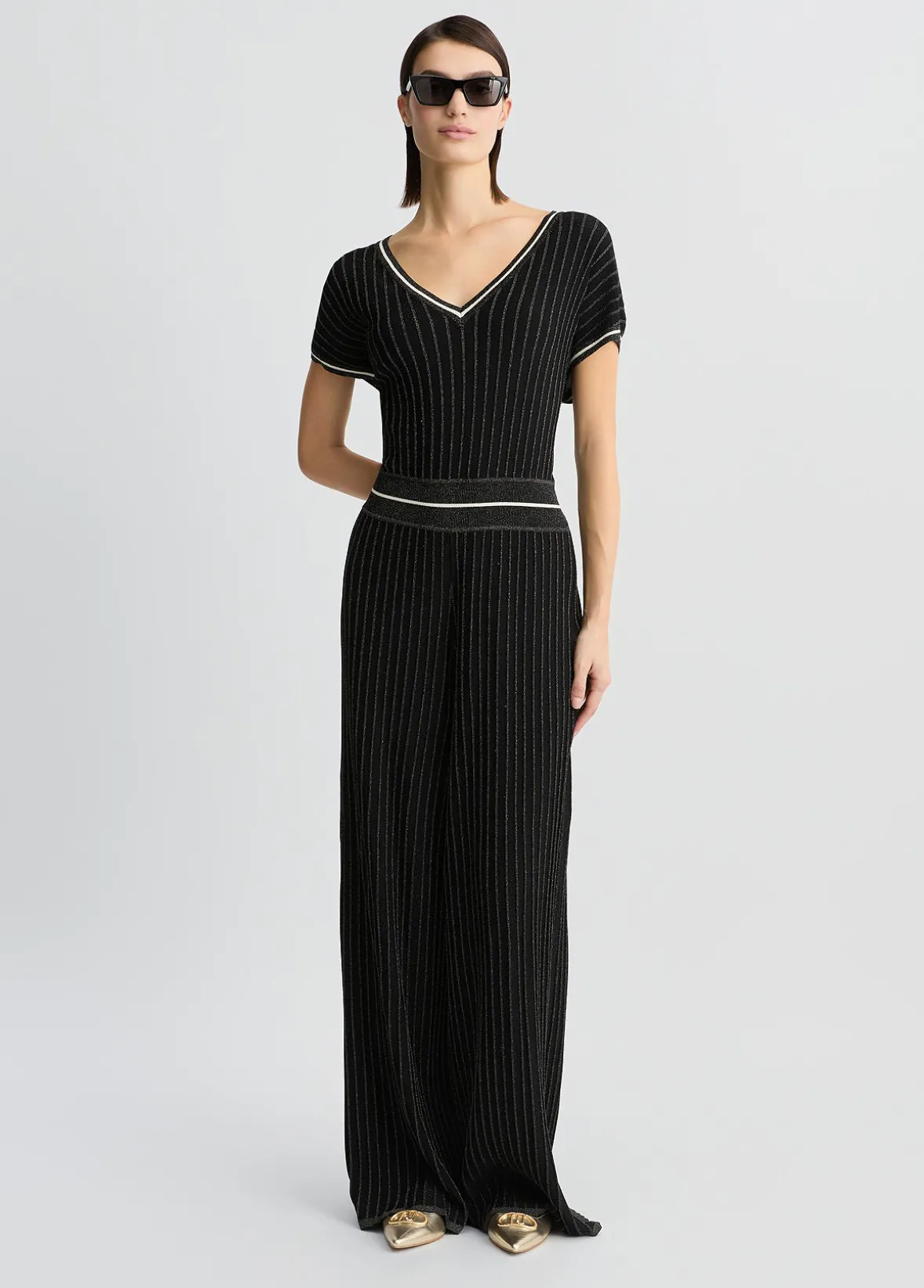 Tuta in maglia lurex®