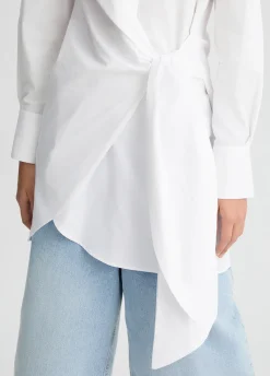 Vestito chemisier in popeline