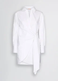 Vestito chemisier in popeline