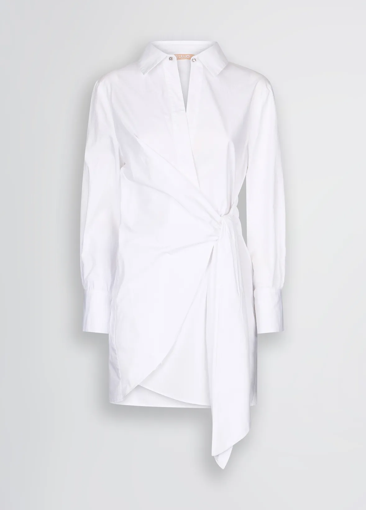 Vestito chemisier in popeline