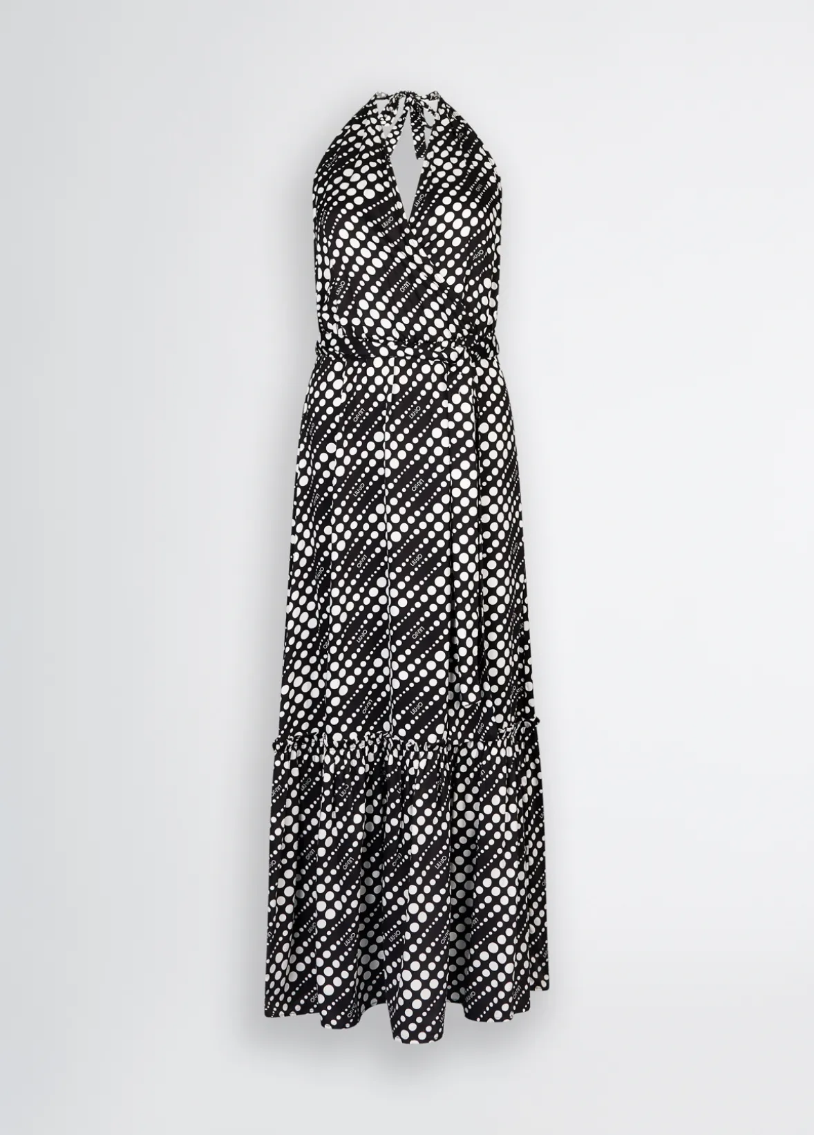 Vestito con stampa a pois