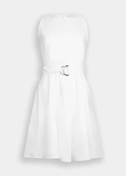 Vestito corto in popeline