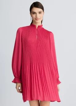 Vestito corto plissé