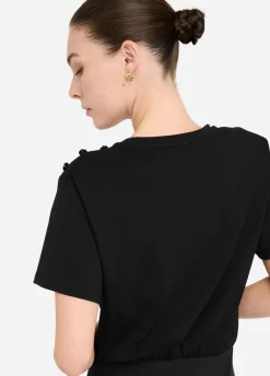 Vestito lungo con bottoni