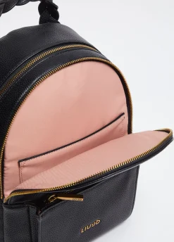 Zaino con manico intrecciato