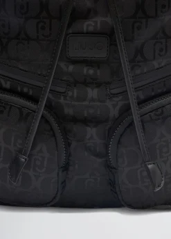 Zaino in nylon jacquard