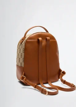 Zaino jacquard con pochette
