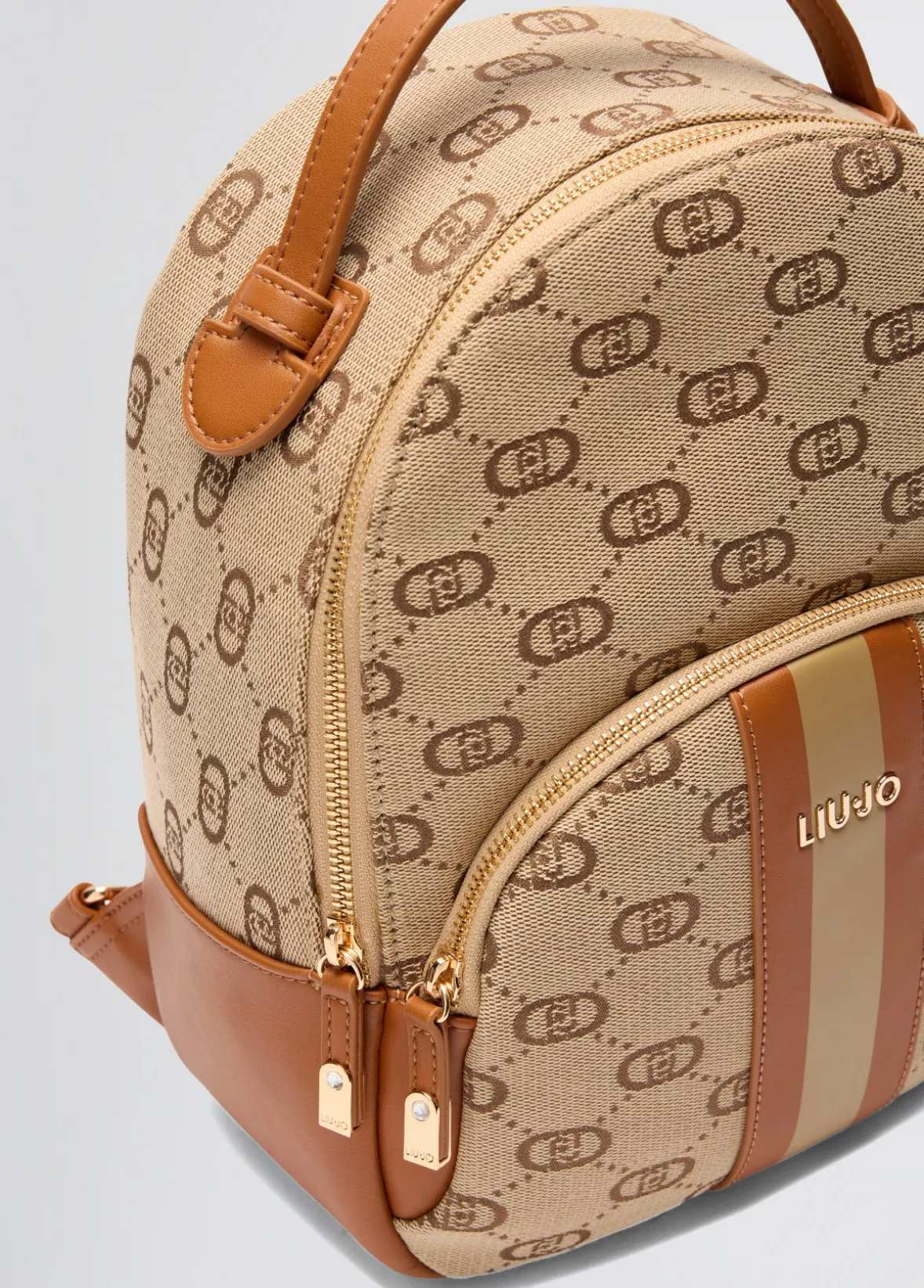 Zaino jacquard con pochette