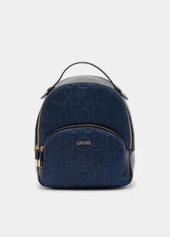 Zaino medio in denim