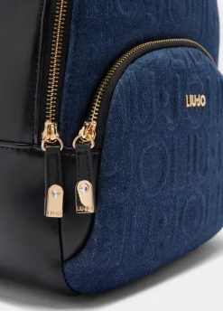 Zaino medio in denim