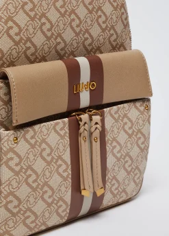 Zaino monogram con charm